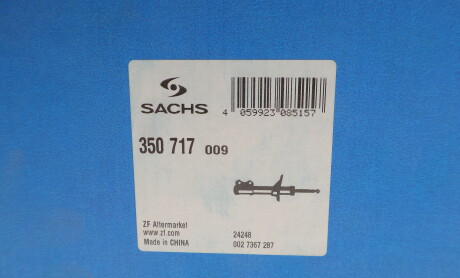 Фото 2 - Стійка амортизатору (амортизатор) SACHS 350 717 (350717)