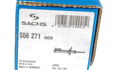 Фото 2 - Стійка амортизатору (амортизатор) SACHS 556 271 (556271)