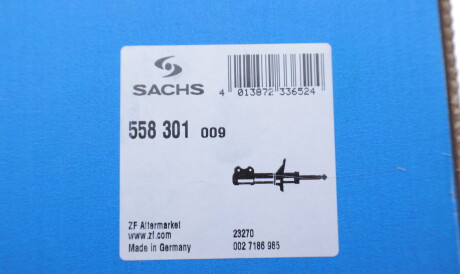 Фото 2 - Стійка амортизатору (амортизатор) SACHS 558 301 (558301)