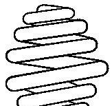 Пружина ходовой части - (90216621, 90348360, 96287026) SACHS 996 579