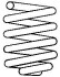 Пружина ходовой части - (312045, 90538931, 90541424) SACHS 997 716 (фото 1)