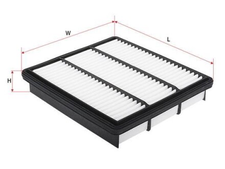 Повітряний фільтр - (md620837, xr571473, md620823) SAKURA A-1044