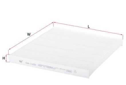Фильтр, воздух во внутренном пространстве - (ldy461j6x, ldy461j6xa9a, ldy461j6x9a) SAKURA CA-1101