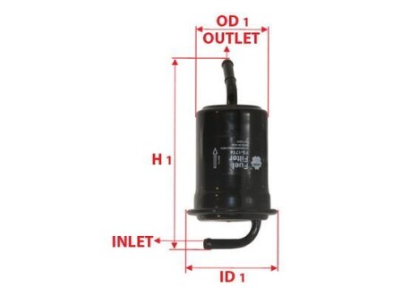 Топливный фильтр - SAKURA FS-1714