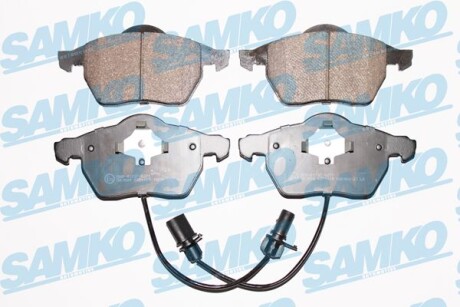 Комплект гальмівних накладок, дискове гальмо - SAMKO 5SP1119