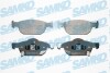Колодки гальмівні перед.(механіка) Honda Accord 08- - (45022TL1G00, 45022TL1G01) SAMKO 5SP1560 (фото 1)