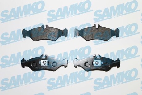 Комплект гальмівних накладок, дискове гальмо - SAMKO 5SP609