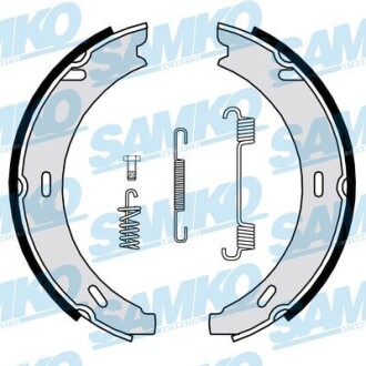 Колодки тормозные барабанные - (2034200120, 4144200320, 5096552AA) SAMKO 84729