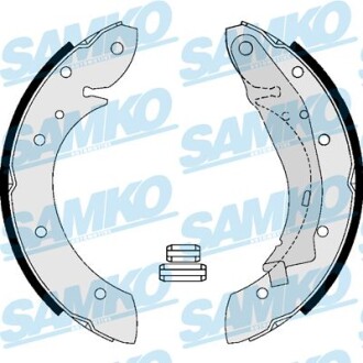 Тормозные колодки зад Berlingo/Partner 96-05 (барабанные) - SAMKO 87165