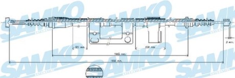 Трос зчеплення - SAMKO C0396B