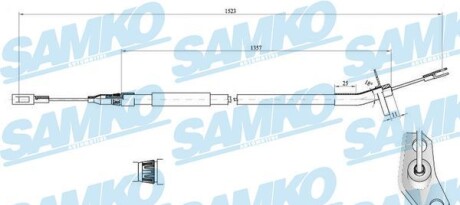 Трос зчеплення - SAMKO C0446B