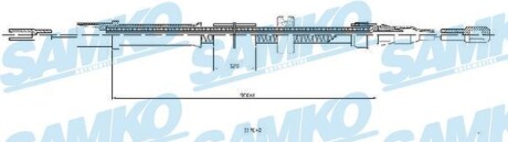 Трос зчеплення - SAMKO C0455B