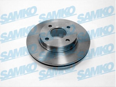 Тормозная диск передний 260/24 mondeo 93-00 scorpio 94-98 - (1514233, 1757848, 4056029) SAMKO F1421V