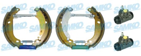 Комплект гальмівних колодок EASY KIT - (6001551413, 7701205755) SAMKO KEG456