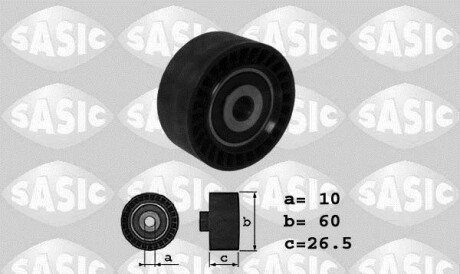 Паразитный / ведущий ролик, поликлиновой ремень - (1611422980, 575198, 5751C9) SASIC 1620023
