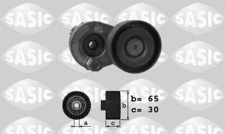 Натяжитель ремня, клиновой зубча - (117209969R, 117202145R, 7701477514) SASIC 1624006