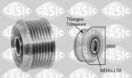 Ременный шкив - SASIC 1676027