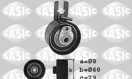 Натяжной ролик, ремень ГРМ - SASIC 1700013