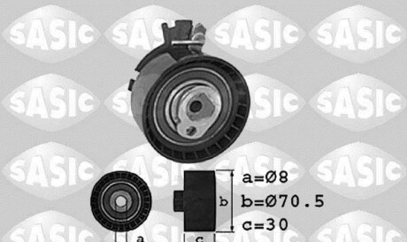 Натяжной ролик, ремень ГРМ - (0829C8) SASIC 1700016