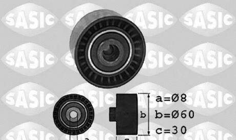 Паразитный / Ведущий ролик, зубчатый ремень - (0829A1, 083062, 829A1) SASIC 1700017