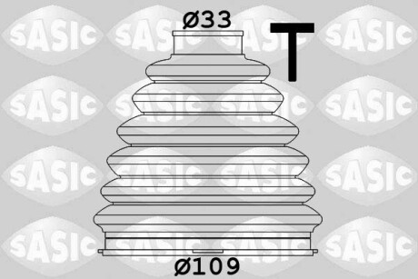 Комплект пылника, приводной вал - (3293A8) SASIC 1900004