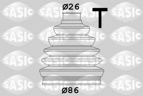 Комплект пылника, приводной вал - (4A0498203, 4A0498203A, 4A0498203ASK) SASIC 1906041