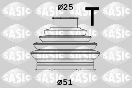 Пильовик ШРУС зовн. AUDI, SEAT, SKODA, VW - (1K0598203) SASIC 1906103