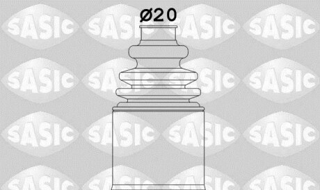 Комплект пылника, приводной вал - SASIC 2873483