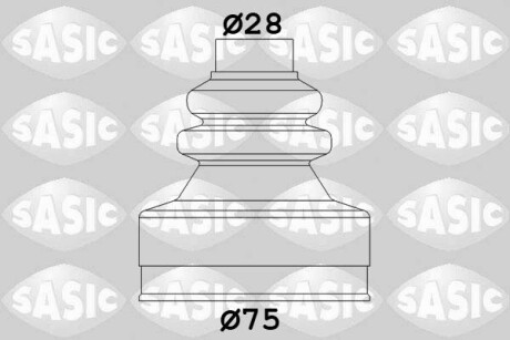 - Пильовик привідного валу - (9403287908, 328790S, 328790S1) SASIC 2873773