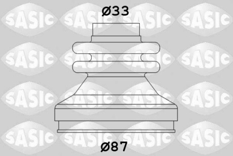 Комплект пылника, приводной вал - SASIC 2873783