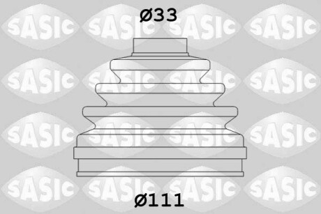 Комплект пылника, приводной вал - (329399, 329388, 9564478780) SASIC 2933993