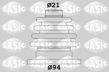 Комплект пылника, приводной вал - SASIC 4003444