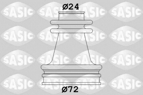 Комплект пылника, приводной вал - SASIC 4003462