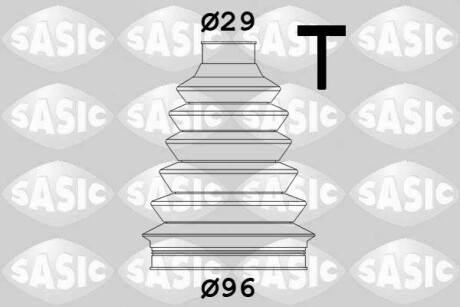 Комплект пылника, приводной вал - SASIC 4003466