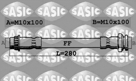 Тормозной шланг - (4806E3) SASIC 6600018