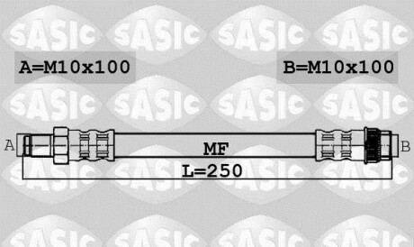 Шлангопровод - SASIC 6604037