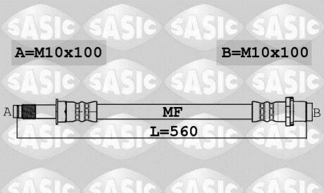 Шлангопровод - SASIC 6606241