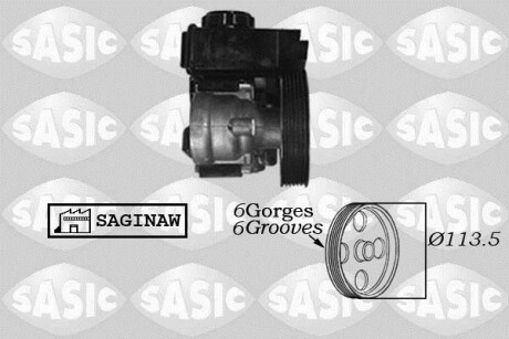 Гидравлический насос, рулевое управление - SASIC 7070004