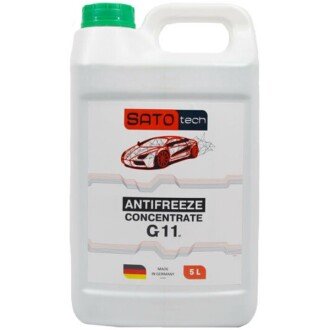 Антифриз-концентрат Antifreeze G11 Concentrate -80°C зеленый, 5л - SATO TECH G1105G (фото 1)