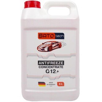 Антифриз-концентрат Antifreeze G12+ Concentrate -80°C фиолетовый, 5л - SATO TECH G1215P