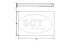 Фільтр салону Nissan Qashqai II/Renault Espace V, Kadjar, Megane IV, Talisman (SA 1314) SCT - (272774EM0A, 272774BU0A, 272775340R) SCT Germany SA1314 (фото 3)