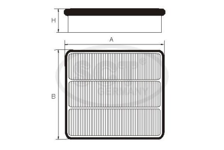 Фото 3 - Повітряний фільтр SCT Germany SB003