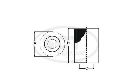 Фото 3 - Масляный фильтр SCT Germany SH 443 P (SH443P)