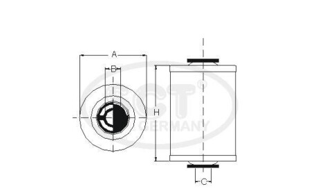 Фото 4 - Паливний фільтр SCT Germany SL602