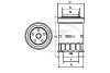 Топливный фильтр - (3197344001, 0K60C23570, 0K46723570) SCT Germany ST307 (фото 3)