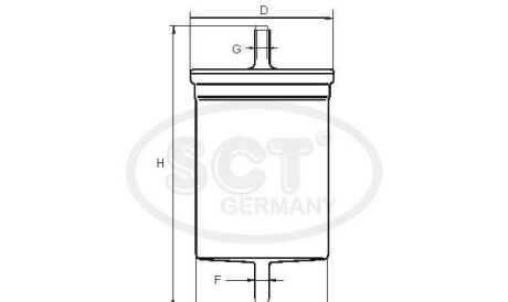 Фото 3 - Паливний фільтр SCT Germany ST 6085