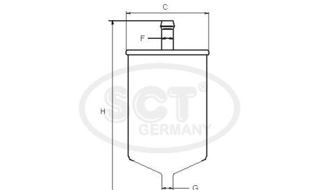 Фото 3 - Паливний фільтр SCT Germany ST 6508 (ST6508)