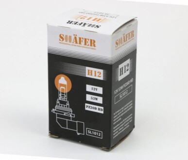 Лампа галогенова H12 12V 53W PZ20D HD - SHAFER SL1012