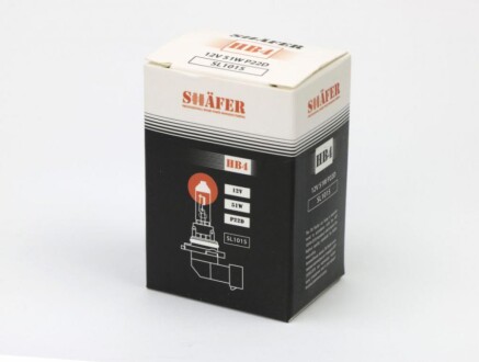 Лампа галогенова HB4 12V 55W P22D - SHAFER SL1015