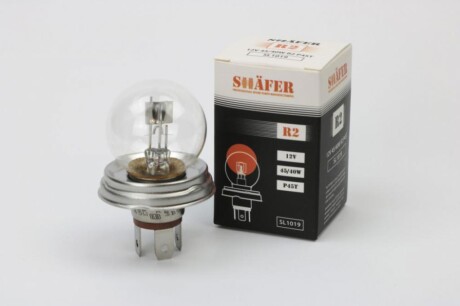 Лампа галогенова R2 12V 45/40W P45T - SHAFER SL1019